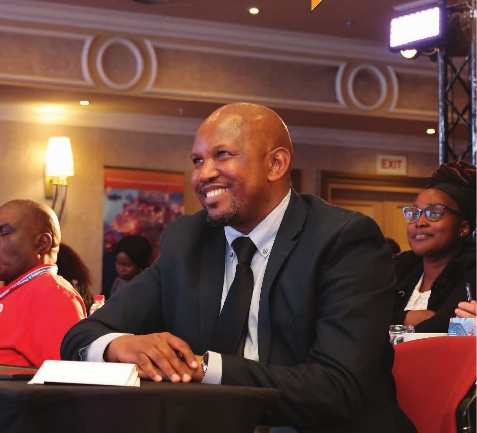 Smiling delegate at the Forwarding and Clearing Skills Summit